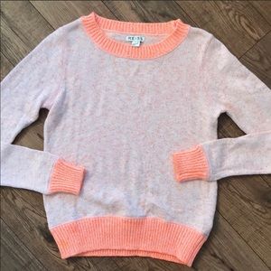 NWOT Reiss neon sweater